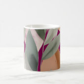 Mug Motif minimaliste de feuilles botaniques (Centre)