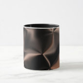 Mug Motif mixte de fragment de bronze abstrait (Centre)