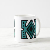 Mug Motif moderne abstrait africain (Devant droit)