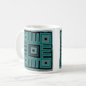 Mug Motif moderne abstrait africain (Devant gauche)