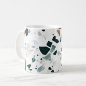 Mug Motif moderne Abstrait Terrazzo (Devant gauche)