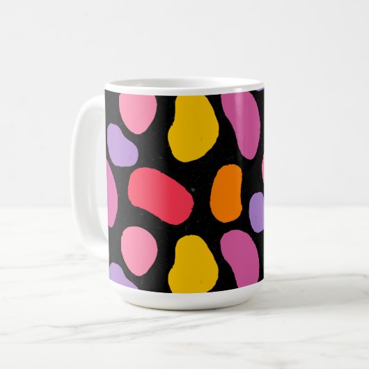 Mug Motif moderne Blob Swatch (Devant gauche)