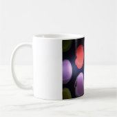 Mug Motif moderne coloré Polka Point Art Imprimer (Gauche)