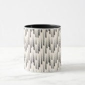 Mug Motif moderne de pluie (Centre)