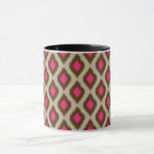 Mug Motif moderne d'ikat (Centre)