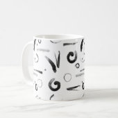 Mug Motif moderne enso dans le style sumi-e (Devant gauche)
