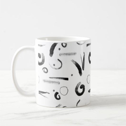 Mug Motif moderne enso dans le style sumi-e (Gauche)