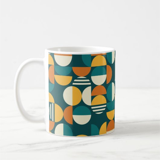Mug Motif moderne géométrique du milieu du siècle - 60 (Gauche)