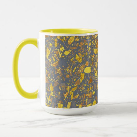 Mug Motif moderne Gold Terrazzo (Gauche)