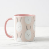 Mug Motif moderne Pastel Bunny Egg | Bénédictions de P (Gauche)