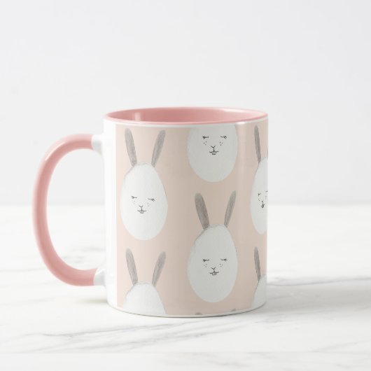 Mug Motif moderne Pastel Bunny Egg | Bénédictions de P (Gauche)