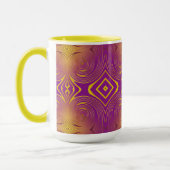 Mug motif moderne tourbillon abstrait (Gauche)