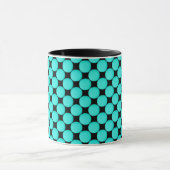 Mug Motif moderne Turquoise (Centre)