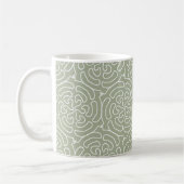 Mug Motif moderne vert sauge (Gauche)