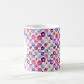 Mug Motif monogramme fleurs points aquarelle (Centre)