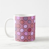 Mug Motif Monogramme Rose Tacheté Mignon (Gauche)