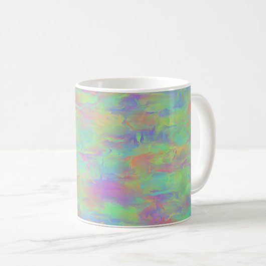 Mug Motif multicolore Abstrait (Devant droit)