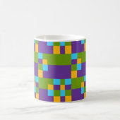 Mug Motif multicolore Abstrait avec Carrés (Centre)