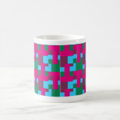 Mug Motif multicolore Abstrait avec géométrie (Centre)