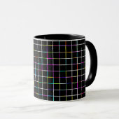 Mug Motif multicouleur Carré (Devant droit)