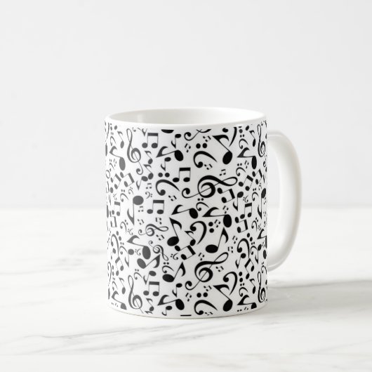 Mug Motif musical (Devant droit)