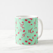 Mug Motif musical (Devant droit)