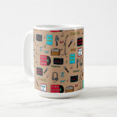 Mug Motif musical, Séance acoustique, Rock n Roll, Ind (Devant gauche)