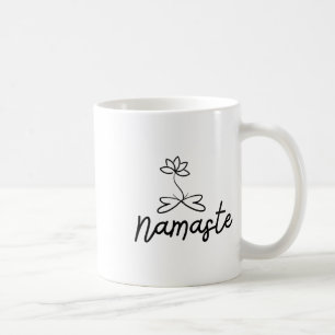 Mug Motif Namaste Lotus pour la spiritualité de la méd