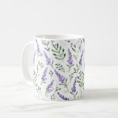 Mug Motif naturel de lavande (Devant gauche)