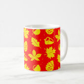 Mug Motif naturel graphique coloré (Devant droit)