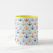 Mug Motif nautique avec des Ancres (Centre)