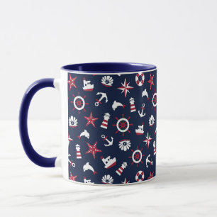 Mug Motif nautique de mer