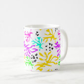 Mug motif néon multicolore Abstrait (Devant droit)