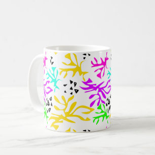 Mug motif néon multicolore Abstrait