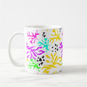 Mug motif néon multicolore Abstrait (Gauche)