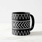 Mug Motif noir et blanc (Devant droit)