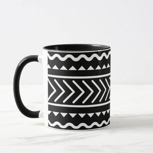 Mug Motif noir et blanc (Gauche)