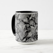 Mug Motif noir et blanc (Devant gauche)