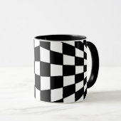 Mug Motif noir et blanc (Devant droit)