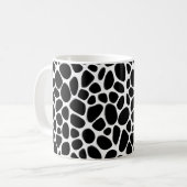 Mug Motif noir et blanc complexe (Devant gauche)