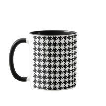 Motif noir et blanc élégant