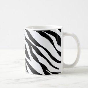 Mug Motif noir et blanc Zebra