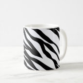 Mug Motif noir et blanc zèbre (Devant droit)