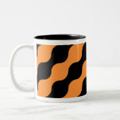 Mug Motif noir, orange (Gauche)