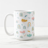Mug Motif nuage Rainbow et pluie amusant (Gauche)