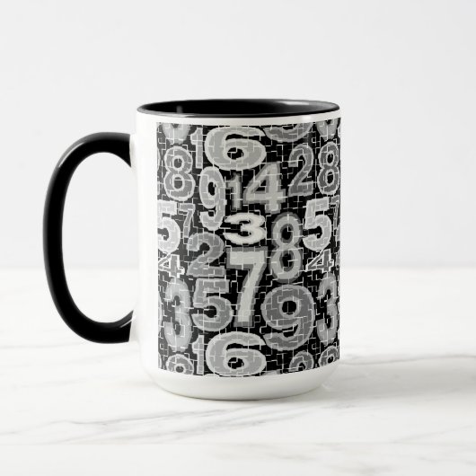 Mug Motif numérique (Gauche)