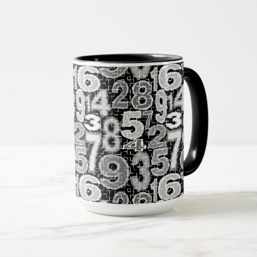 Mug Motif numérique (Devant droit)
