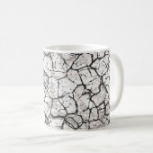 Mug Motif numérique marbre fissuré (Devant droit)