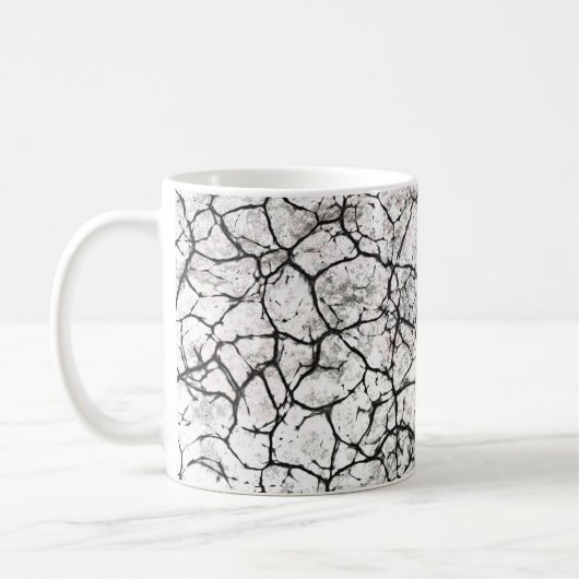 Mug Motif numérique marbre fissuré (Gauche)