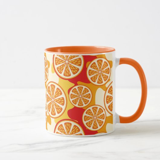 Mug Motif orange (Droite)